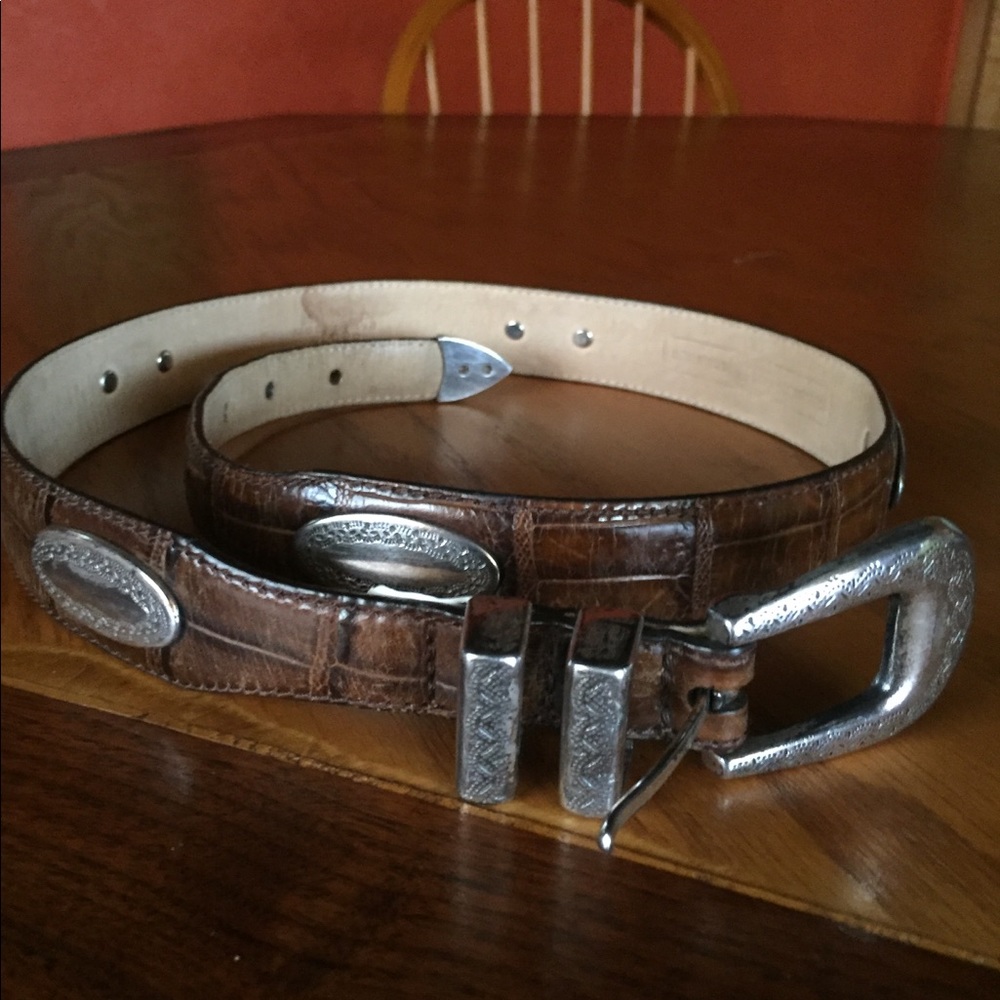 Vintage Fossil Genuine Leather Belt